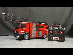 RC fire truck model 1/14. Unboxing