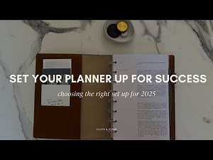 Set Your Planner Up For Success in 2025! | Cloth & Paper