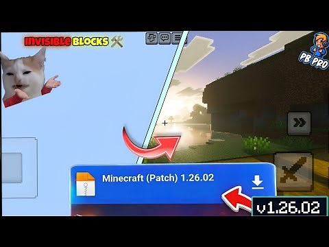 Finally Minecraft Patch 1.26 (26.0.2) – Invisible Shaders FIXED 🛠️🔥 | Terrain + UI + Night Vision