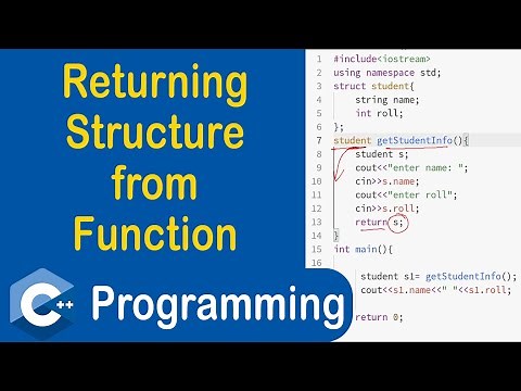 #58 Returning Structure From Function in C++