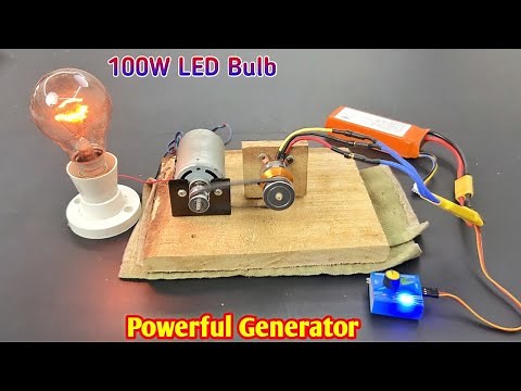 How To Make A Powerfull Generator At Home | BLDC Motor & Dynamo Motor