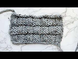 How To Knit The Basketweave Stitch Pattern