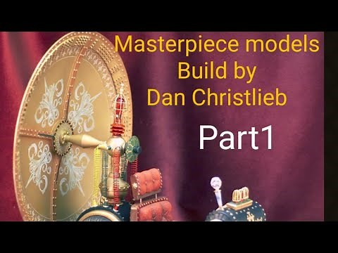Masterpiece models 1/6 George Pal's Time machine Build by Dan Christlieb. part 1.