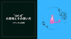 「sort of」の意味と使い方を完全ガイド｜ネイティブがよく使うけど曖昧なこの表現、ちゃんと使いこなせてる？ | RYO英会話ジム