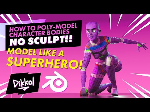 Poly Modeling Bodies NO SCULPT REQUIRED