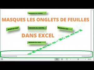 COMMENT MASQUER LES FEUILLES EXCEL #Microsoft Excel