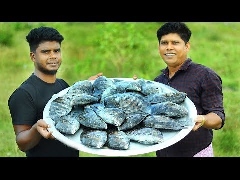KARIMEEN POLLICHATHU | Kerala Style Fish Fry In Banana Leaf | Cooking Skill Village Food Channel