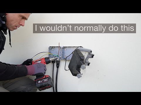 How to Install an Outdoor Socket with armoured cable | Tips for Electricians