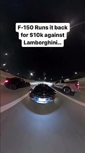 F-150 SHOCKS Lamborghini for $10k! (Drag Race)