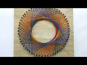 How To Create A Colorful Spirograph String Art - DIY Tutorial - Guidecentral