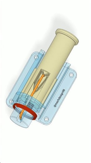 How a Push-to-Push Button Mechanism Works ↔