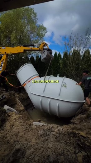 Biz Thoughts™ | Business | Wisdom on Instagram: "The Groundfridge is an underground storage capsule that uses the earth’s natural temperature to keep food fresh all year. No electricity, no noise — just a simple idea that’s spreading fast across Europe. Our mission is to help people improve their lives through business and educational content. ⠀ Join us on our journey ▫️ @Biz_Thoughts ⠀ DM for credit. No copyright intended for background footage and music. © All rights belong to the original own