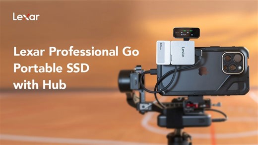 Lexar Professional Go 2TB iPhone SSD with hub