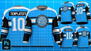 Hockey Jersey Mock-Up Templates - TemplateFC