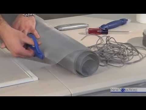 How-to Install Aluminum Window Screen