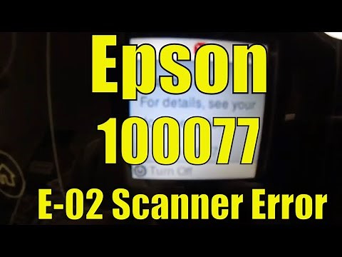Solved! The Secret to Fixing Error E-02 100077 for Epson WF-2830 / WF-2850 REVEALED!
