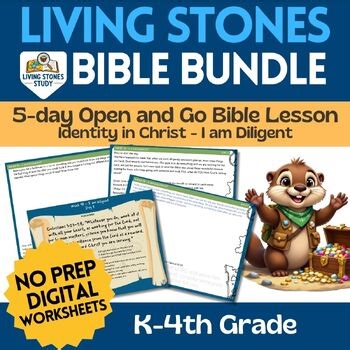 I am Diligent | 5-day Bible Unit Study K-4 | Bible Lessons Col. 3:23–24 Kids