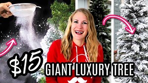 335K views · 3.8K reactions | DIY PROFESSIONAL CHRISTMAS TREE MAKEOVER ❄️ Flocking on a dime (looks so high end!) | Do It On A Dime | Facebook