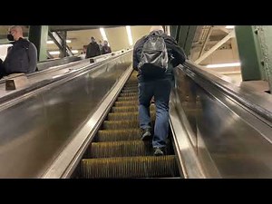 Escalator at 42nd St-Times Square Subway Station