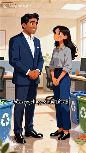 ऑफिस में कचरे का चमत्कार ♻️ | The Magic of Waste Segregation ♻️ | Anamika's Act
