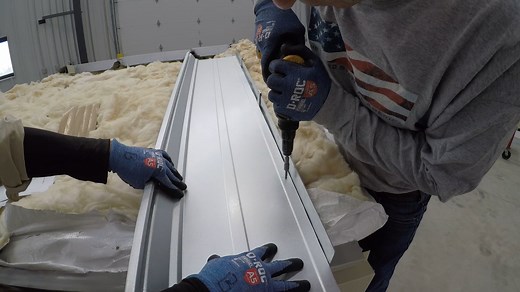 3 - Panel Start Installation - Standing Seam Roof