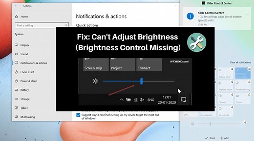 Fix Brightness Control Missing; Can't Adjust Brightness in Windows 11/10