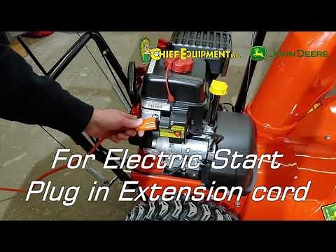 How to Start your Ariens Snowblower - Walk through the basic steps needed to get your blower started