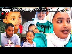 🛑 baga guyyaa dhaloota waggaa 4ffaa geeyssa Afanan surprise🎉🎈🎈