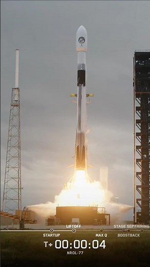 LIFTOFF! SpaceX NROL-77 from Cape Canaveral, Florida