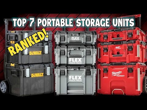 BEST Portable Tool Storage systems (RANKED) WATCH BEFORE YOU BUY!