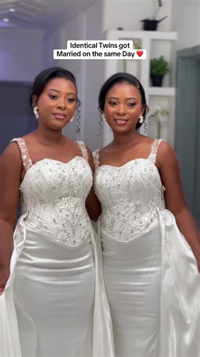 A rare kind of love story. Two love stories, Two vows, One date. From the womb to the wedding aisle. Panin and Kakra decided to say yes together. #twicetheloveonebigday