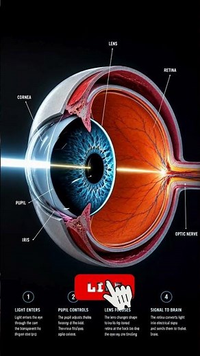 Inside Your Eye 👁️ Human Vision Explained