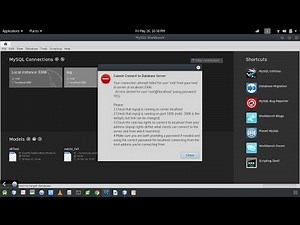 MySql workbench : Access denied for user 'root'@'localhost' in linux