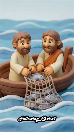The Great Catch of Fish — Jesus Performs a Miracle That Changes Everything #shorts #jesus