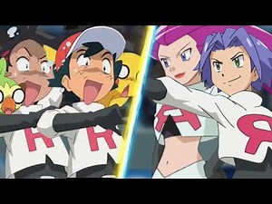 Pokemon Battle: Ash and Goh Vs Jessie and James (Team Rocket)