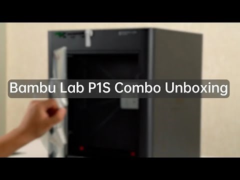 Bambu Lab P1S Combo Official Unboxing