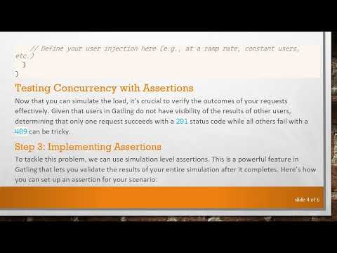 How to Use Gatling to Test for Concurrency Issues in Your API