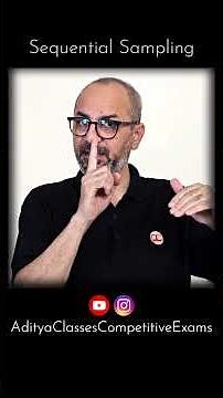 Sequential Sampling | Statistics Explained in Simple Steps | Aditya Classes Bikaner