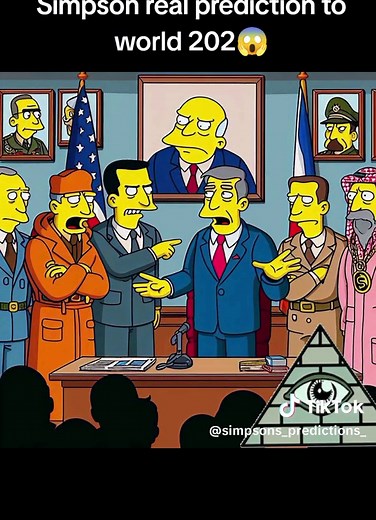 ‏Simpson real prediction to world #simpsons