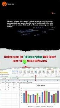 Data Visualization in Excel Charts and Graphs Explained | Excel | Python Life
