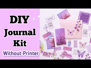 (part-1) How to Make Journal Set at Home / DIY JOURNAL SET /DIY Journal kit / DIY Journal Supplies