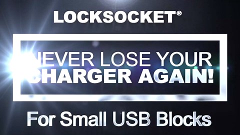 Lock Socket Charger Lock Original USB Cube - Anti Theft Cord & Outlet Lock, Firmly Secures for Apple iPhone 16/15/14/13/12/11/ X/MAX/XR/8/7, iPad, iPod, Samsung and More -Child-Safe - Made in USA