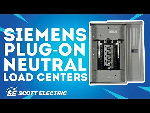Siemens Plug-On Neutral Load Centers