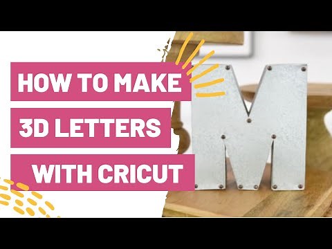 How To Make 3D Letters With Your Cricut + Hacks To Make Paper Letters Look Amazing!!