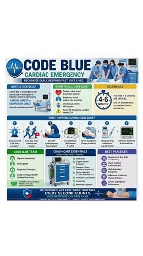 Code Blue Explained What Everyone Should Know to Save a Life! Code Blue = Act Fast, Save Lives