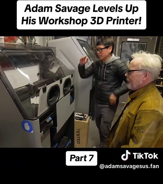 adam savages tested fan on TikTok