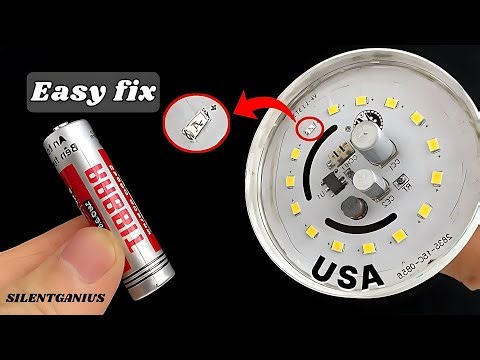 I Fixed a Burnt Out Bulb and You Won’t Believe It Works! 💡😱 (DIY Hack)