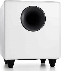 Audioengine S8 Powered Subwoofer Speaker - 250W 8-inch Home Woofer with Built-in Amplifier and Dual Audio Inputs for Home Audio
