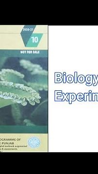 Biology Experiment 12.1 Full Solved observation and Result #practicals #bioypractical #study