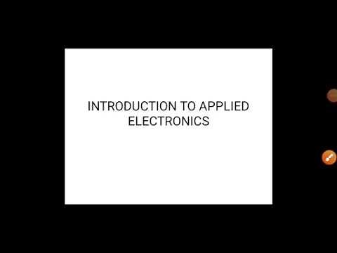 APPLIED ELECTRONICS- INTRODUCTION